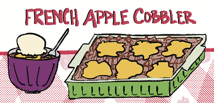 French Apple Cobbler